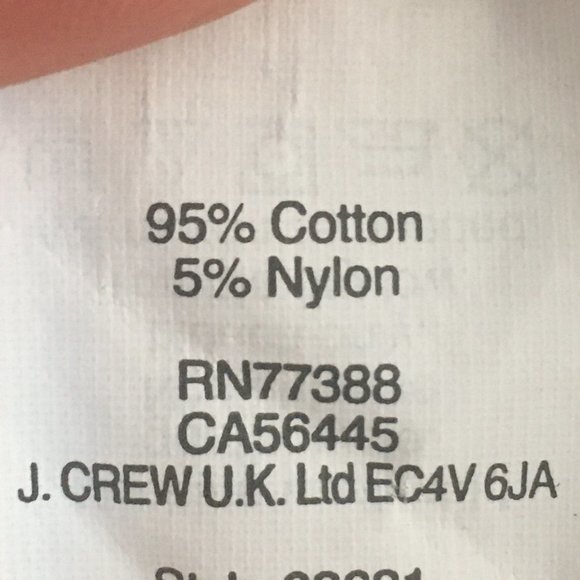 Navy and White Small J. Crew Patterned Sweatshirt - Picture 5 of 5